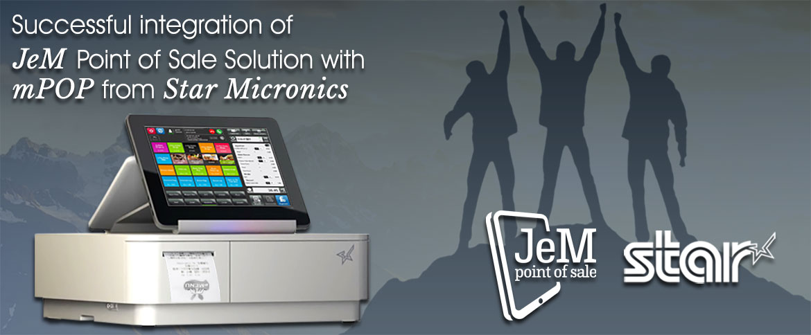 JeM POS Certifies Star mPOP providing an elegant printing solution